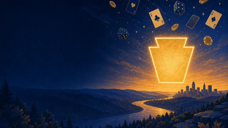 Pennsylvania casino illustration